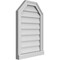 Ekena Millwork Octagonal Top Surface Mount PVC Gable Vent w/ 2"W x 2"P Brickmould Sill Frame, 18"W x 26"H GVPOT18X2603SN - alternate 5